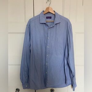 Ralph Lauren Purple Label Men's Blue Dress Shirt